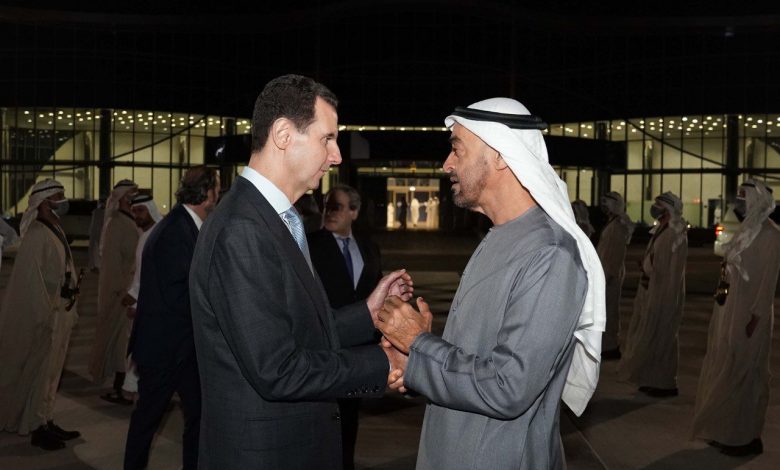 تقرير أوروبي: تطبيع الإمارات مع النظام السوري يستهدف النفوذ لأبوظبي